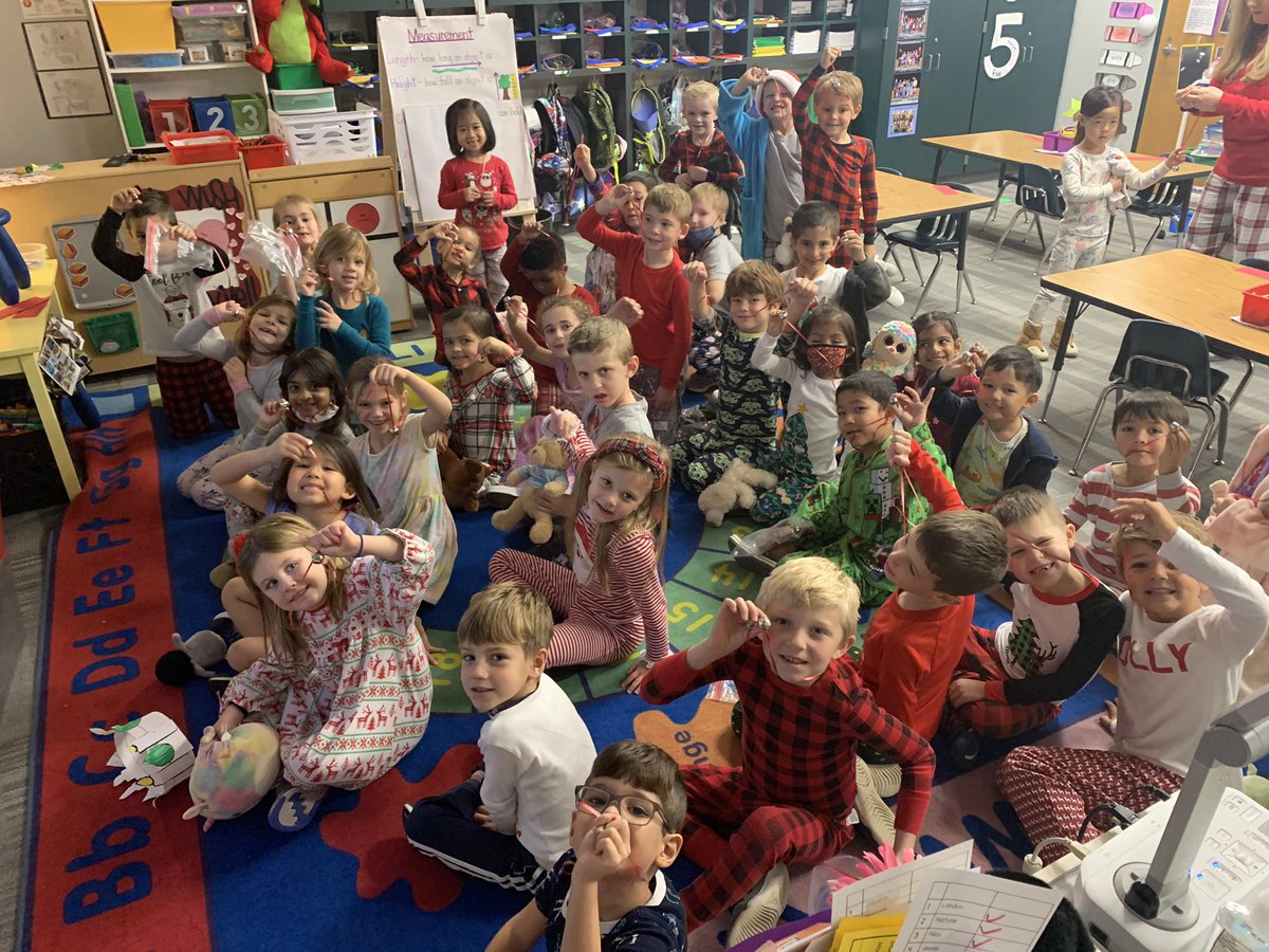 Polar Express Day is off to a great start ❤️🚂 <a href="/rockenbaughES/">Rockenbaugh ES</a>