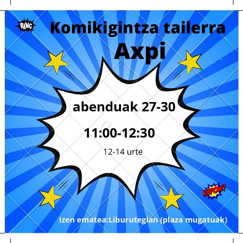libhernani's tweet photo. Marraztea gustatzen zaien gaztetxoei edo/eta komiki zaleei gustatuko zaie, @ainara_axpi-rekin #liburutegian #emanizena #hernani https://t.co/wGrmq38i5D