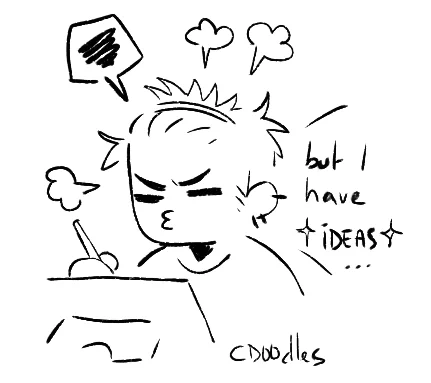 having to work with gnsh comic ideas in mind 