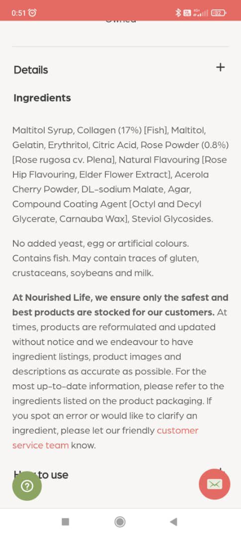 Baru ingat nak try collagen supplement. Cek ingredients ade traces of gluten. Gluten boleh jadi daripada 🐷.