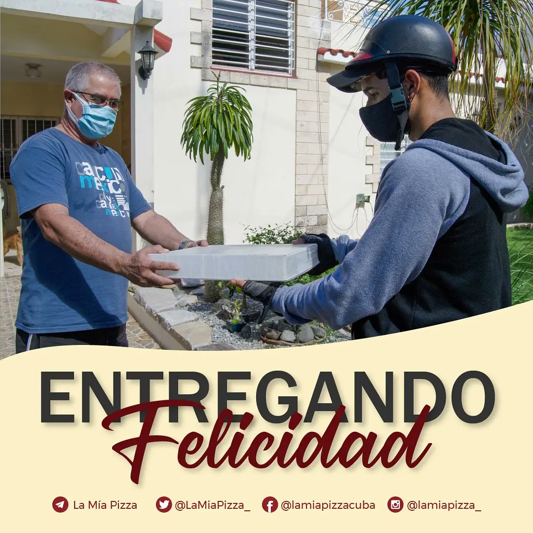 LaMiaPizza_'s tweet image. Recuerda que nuestro restaurante tiene Servicio a Domicilio, puedes llamar: 7 2718614, también puedes escribir por WhatsApp: +5351469744

Aquí estamos listos para entregarte Felicidad 🥰🍕🍝