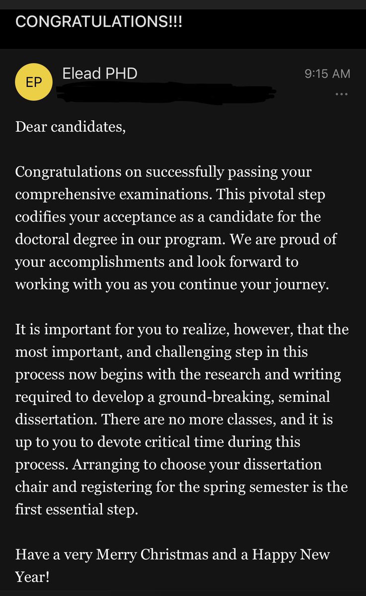 Holy Smokes!!! I am officially a Doctoral Candidate! Finished my coursework with a 4.0 and took on that crazy two week exam! I’m ready to execute my research plan and write my dissertation. I’M READY, I said!! Dag gone it…I’m excited. 
#pvamu #pvnation #highered #blackphds