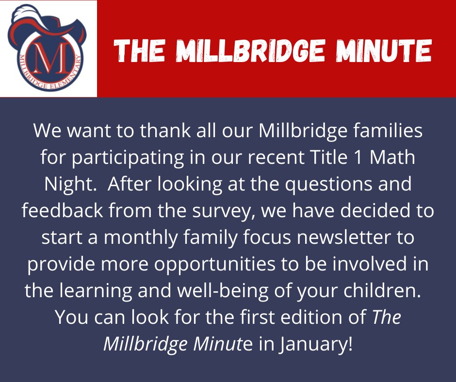 MBES (@rssmillbridge) on Twitter photo 