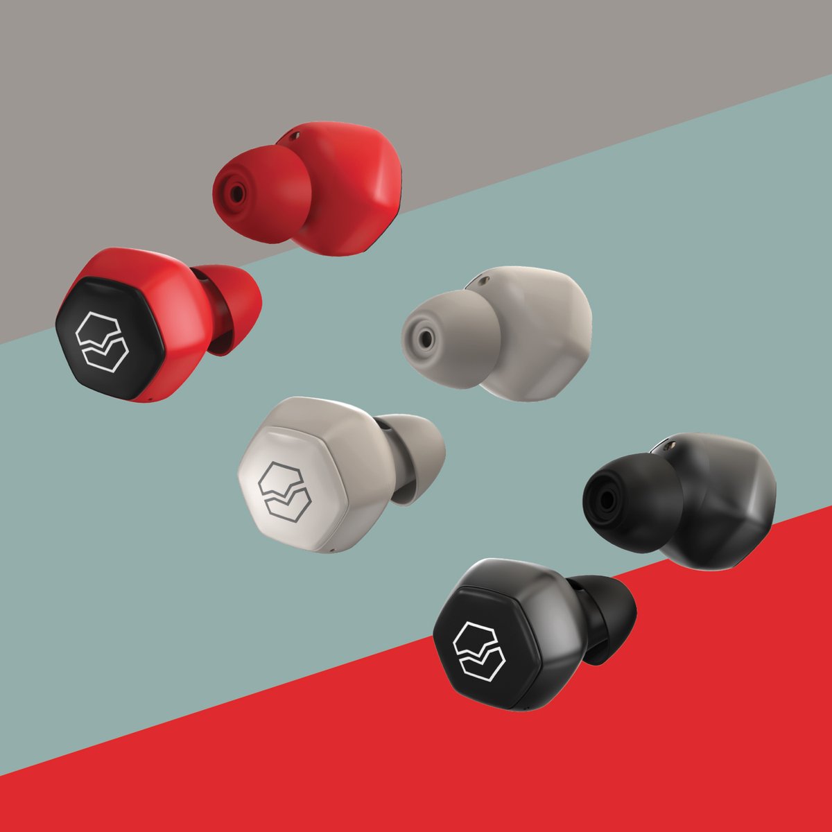 Set the mood with Hexamove Lite's impeccable sound and bold new colors. Are you a cool Sand White, a classic Black, or do you see Red when the right beat drops? 🎧: v-moda.com/hexamove-lite
