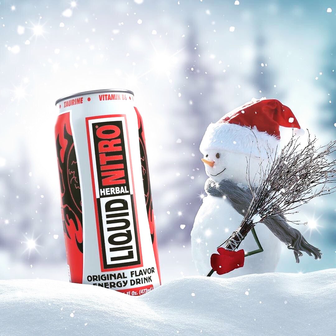 LiquidJoeNitro's tweet photo. Happy Holidays from us at Liquid Nitro Energy Drink. #nobull #liquidnitro #energy #energydrink #holidays https://t.co/QdPRMHpxWO