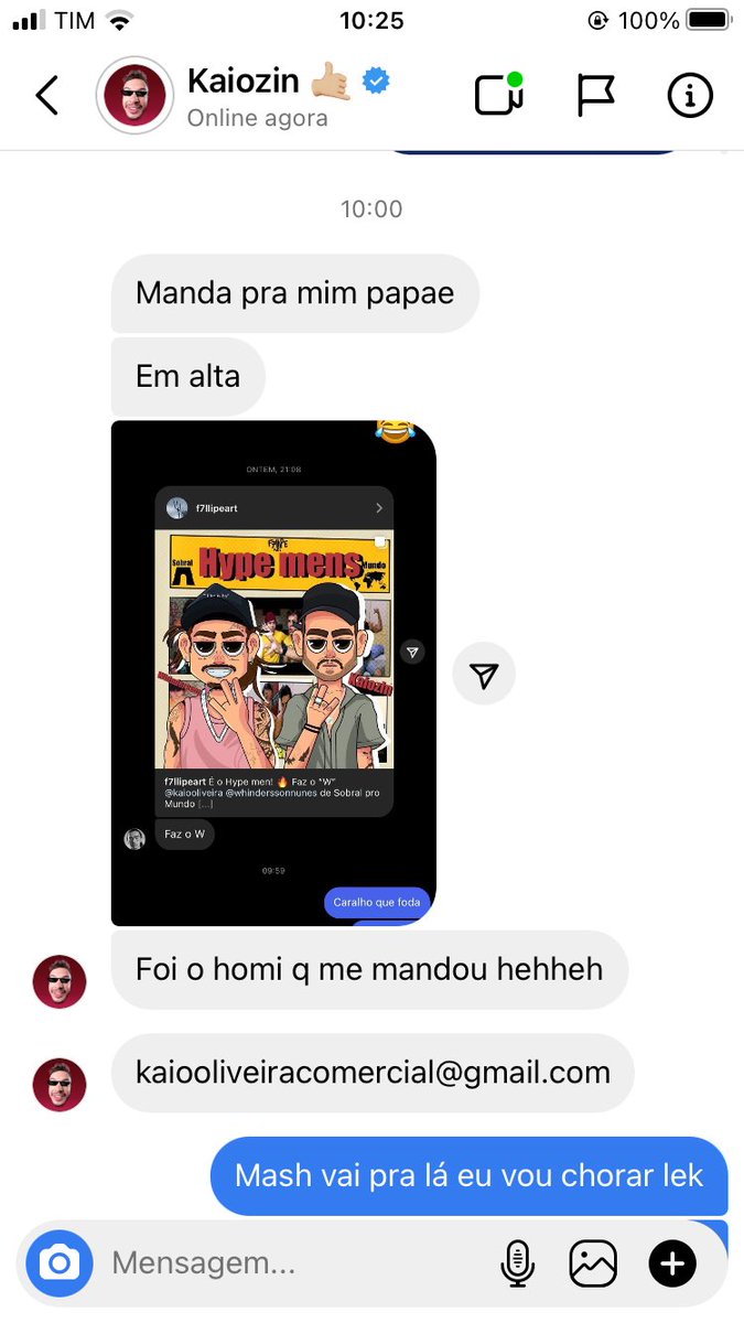 juaofelipee's tweet photo. No dia que o @whindersson mandou meu desenho pro @kaiooliveiras e ele  me mandou 💙 O DIA MAIS FELIZ DA MINHA VIDA! https://t.co/ZUoWfsKPeH