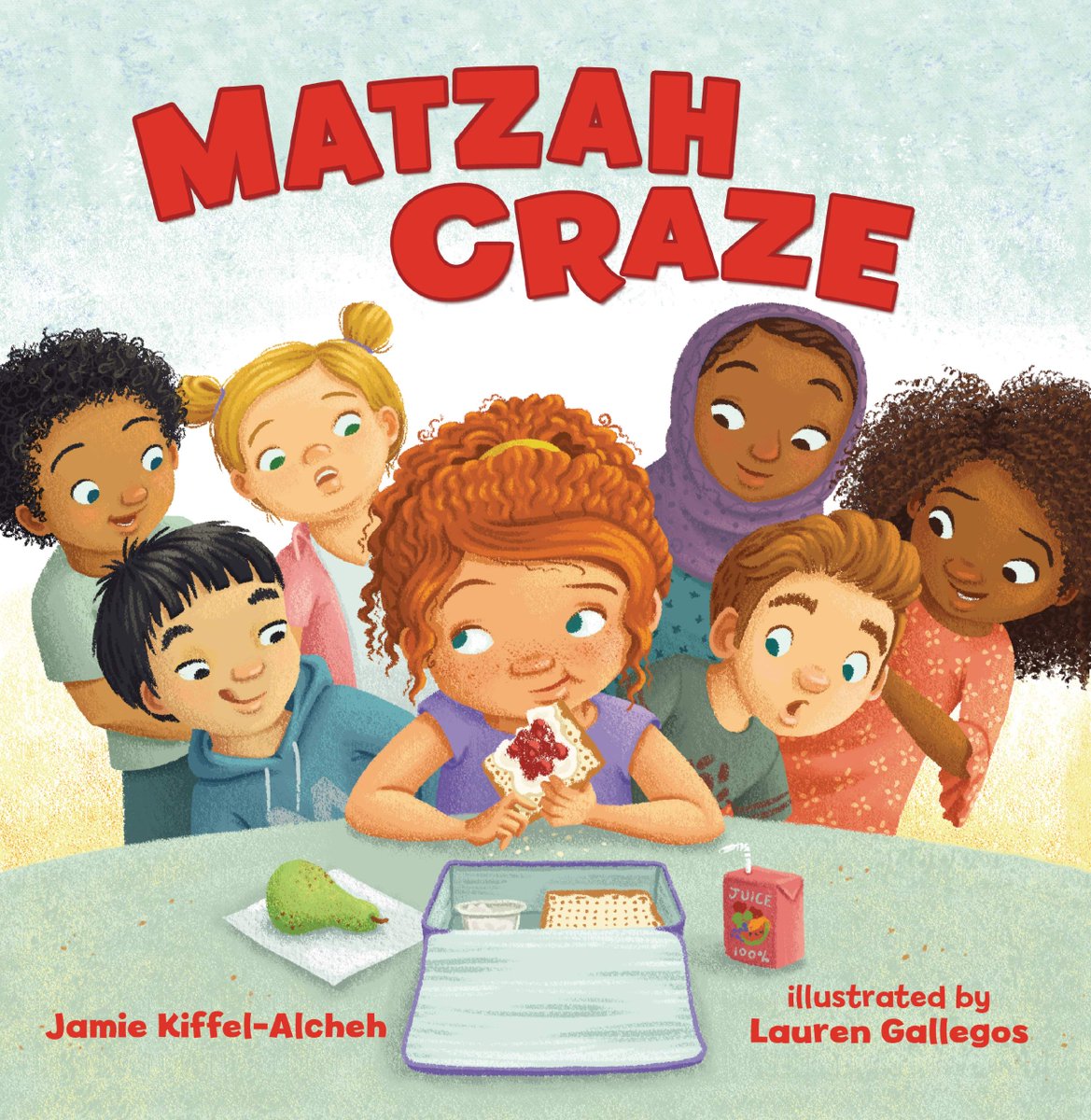 MATZAH CRAZE BY <a href="/JKiffelAlcheh/">Jamie Kiffel-Alcheh</a> "When Noa refuses to swap anything from her lunch one day, her friends wonder why. It’s because it’s Passover! But friendly Noa figures out a way to bring her friends into the holiday fun" #BindingBooks karben.com/matzahcraze