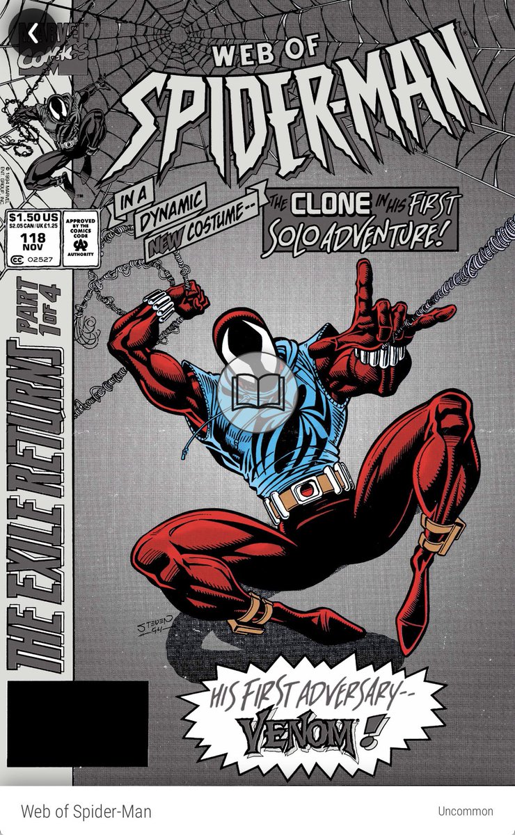 TonySparkNFT's tweet photo. New Account Giveaway! 🚨🚨🚨

Web of Spider-Man #118 Uncommon #6928

1. Follow @TonySparkNFT

2. Like + Retweet this Post

3. Reply with your favorite Spider-Man Villain! 

Giveaway ends tomorrow 12pm EST, GOOD LUCK!

#VeVe #Giveaway #VeVemas https://t.co/TG7l66W9Xi
