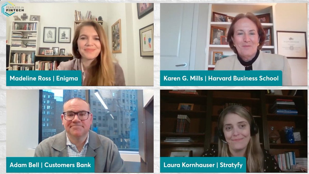 enigma_data's tweet photo. Now available on demand: our Marketing VP Madeline Ross speaks with former head of SBA @KarenGMills, @StratyfyInc CEO Laura Kornhauser + @CustomersBank Marketing SVP Adam Bell about data, small business and access to capital. Watch: https://t.co/9Se1kKFR53 https://t.co/08QmKIBZFo