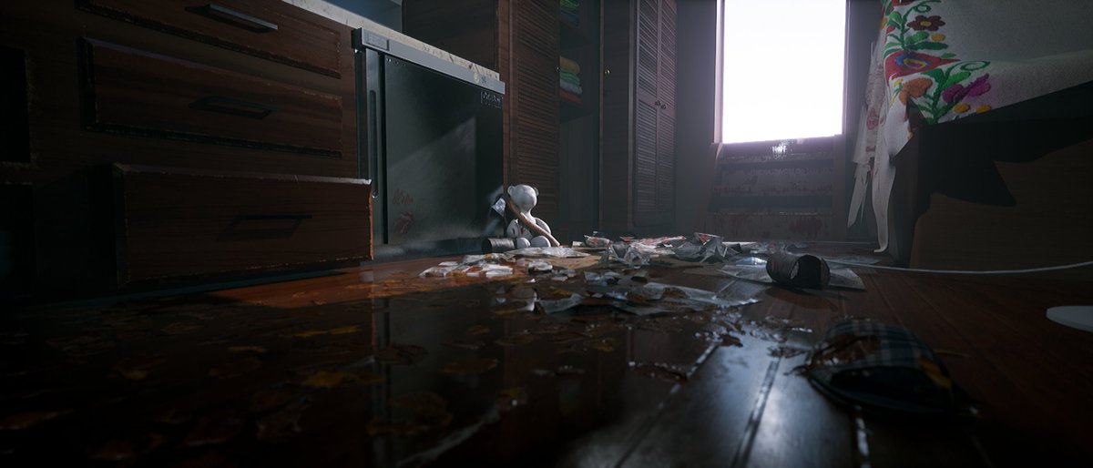 PoultK1D's tweet photo. So I'm a few week away from submitting this environment for my 3D art module I am doing. I've been experimenting with axe placement and I would love some feedback (first shot is original)
#gamedevs #UnrealEngine5 https://t.co/hNtybjIJMC