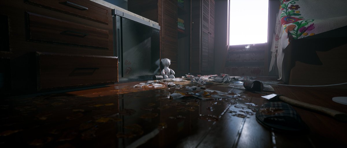 PoultK1D's tweet photo. So I'm a few week away from submitting this environment for my 3D art module I am doing. I've been experimenting with axe placement and I would love some feedback (first shot is original)
#gamedevs #UnrealEngine5 https://t.co/hNtybjIJMC