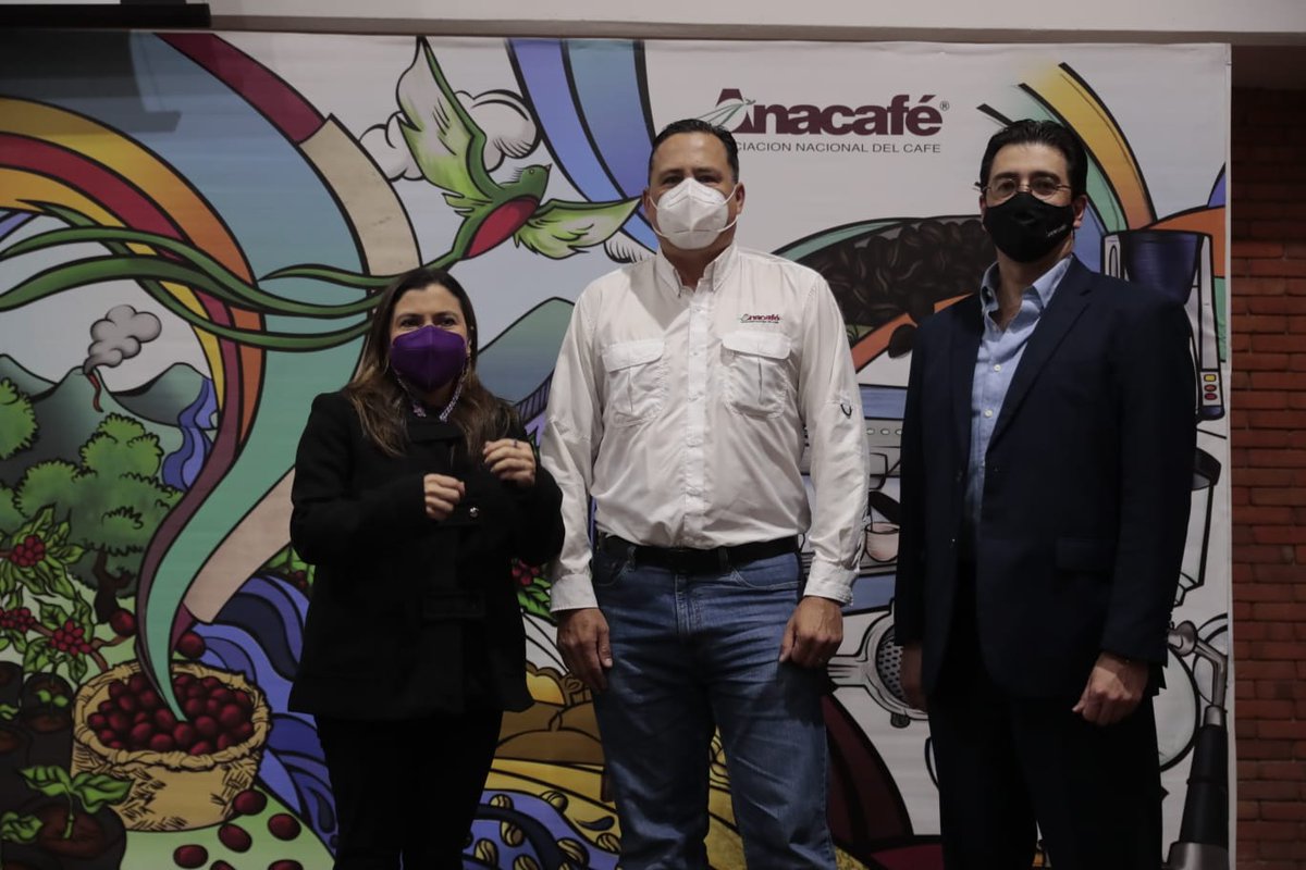 #EconómicasDCA | La <a href="/CafedeGuatemala/">Anacafé</a> presentó un análisis de los resultados del año cafetero 2020-2021, las proyecciones para el próximo período (4.3 millones de quintales oro para la exportación) y su Política de Respeto a los Derechos Humanos. Fotos Herbert García