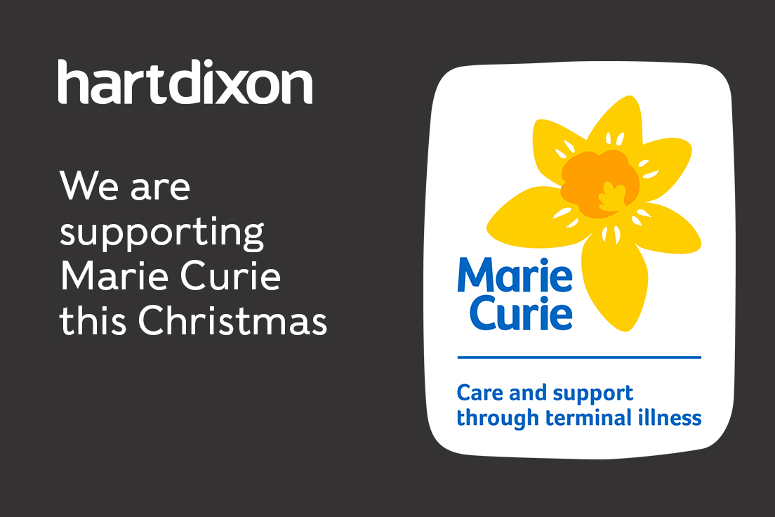 <a href="/hartdixonldn/">HartDixon</a> will be supporting our chosen #charities again this year, by donating the funds for our #Christmas cards. This year we are supporting <a href="/mariecurieuk/">Marie Curie</a>, a wonderful charity that care for more than 40,000 terminally ill people in the UK every year bit.ly/2tShY0k