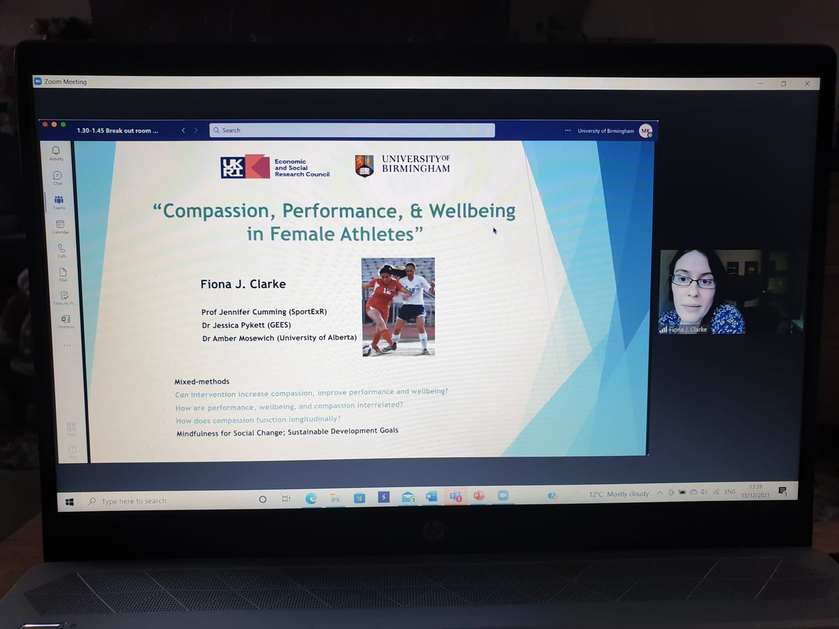 FJ_Clarke's tweet photo. Fantastic experience yesterday presenting a 2-min flash talk at PGR day. I really enjoyed hearing about the wonderful research taking place in @UBSportExR Thank you for giving us a platform to share our projects &amp; thanks @Georgia_Bird95 for the photo! #compassion https://t.co/sqrkTaeFN1