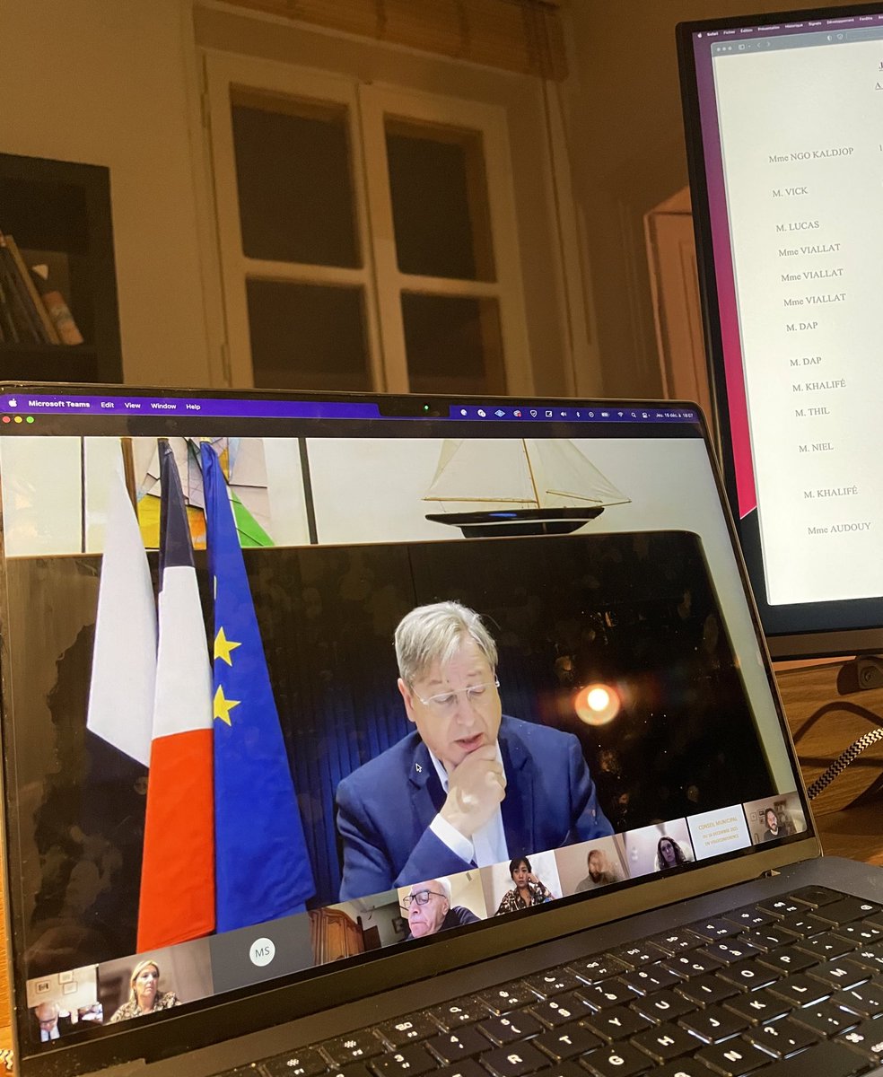 nicolastochet's tweet photo. C’est parti pour le dernier Conseil Municipal de 2021, avec un retour à la visio…
#Metz #CMMetz https://t.co/t8mo4XsXWu