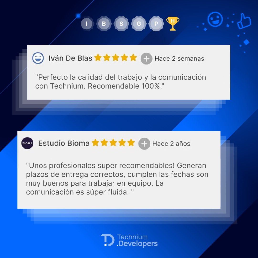 TechniumDev's tweet photo. ¡Finalizamos el 2021 con alegría y satisfacción! 🌟
🥇Ascendimos al nivel más alto como expertos en Programación y Tecnología. 

Gracias por confiar en nosotros y permitirnos ser parte de tus sueños. 💙

#Technium #apps #workana https://t.co/u88ha8YmYf