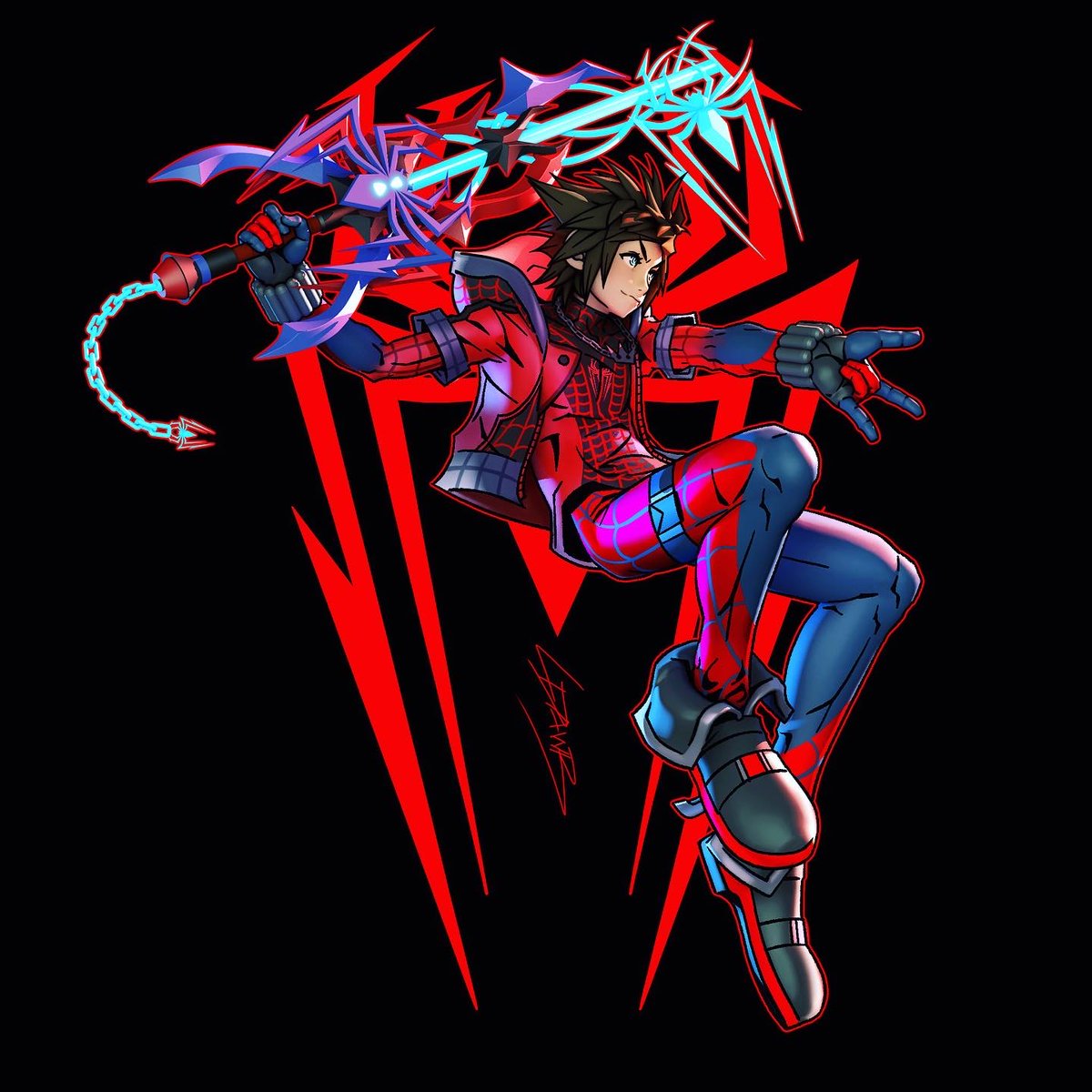 「spider sora, ver. II 🕷 」|LDAWB ART ✪ commissions openのイラスト