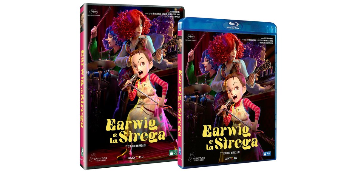 📀 Earwig e la Strega: il nuovo film targato Studio Ghibli è disponibile in home video da oggi! bit.ly/3ISNzk9

#anime #film #EarwigELaStrega #homevideo #StudioGhibli #dvd #bluray #KochMedia #LuckyRed #SalaniEditore #GoroMiyazaki #DianaWynneJones #MihoSatake