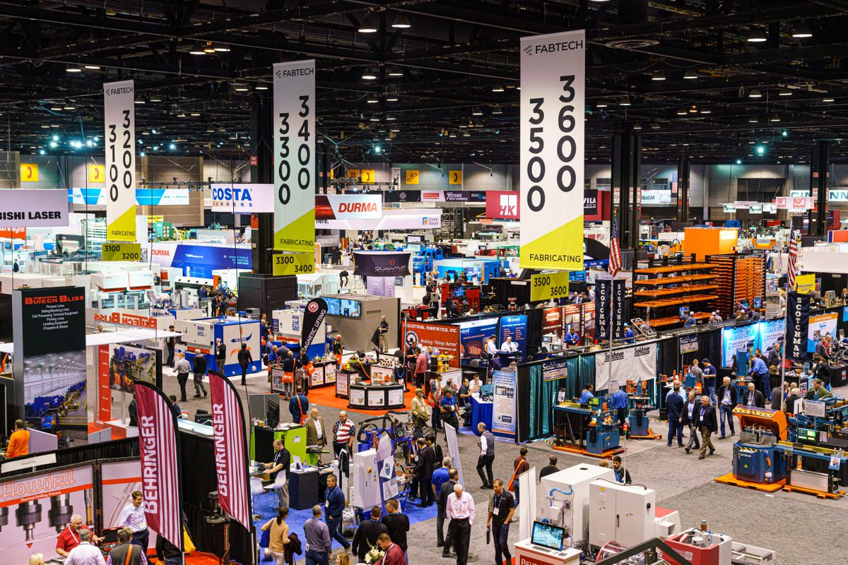 wvco's tweet photo. The demand for #automatedsolutions is growing, as we can affirm from our participation in @fabtechexpo, North America’s largest fabricating, metal forming, & finishing trade show this fall. Our #PRETEC team had the priviledge of meeting w/ customers at the @FANUCAmerica booth! https://t.co/Rb6OSguBlo