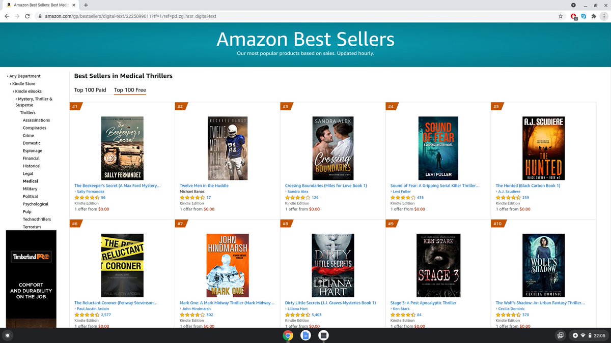 Michell64423547's tweet image. We have had another book hit number 1 under the 3 sub categories in less than a week!
The Beekeeper's Secret (A Max Ford Mystery Thriller) 
by Sally Fernandez 
Book my promotional service here...👉 cutt.ly/XYhhK6Y