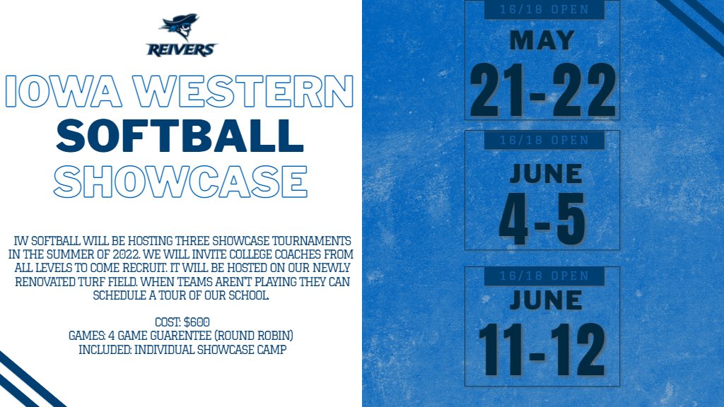 We will continue hosting our summer showcase tournaments this May and June! We have added an individual showcase camp the Friday night before games which is included in the team pricing. Spots are limited so be sure to register soon!