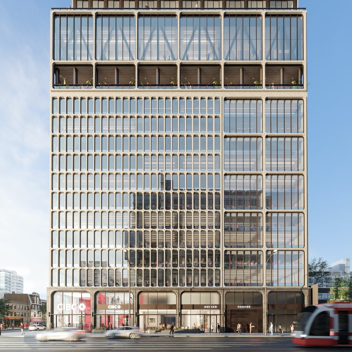Slate Asset Management proposes a 49-storey tower at 1 St Clair West. ow.ly/r8Na50HcsK7 #Toronto #development #planning #realestate #architecture
