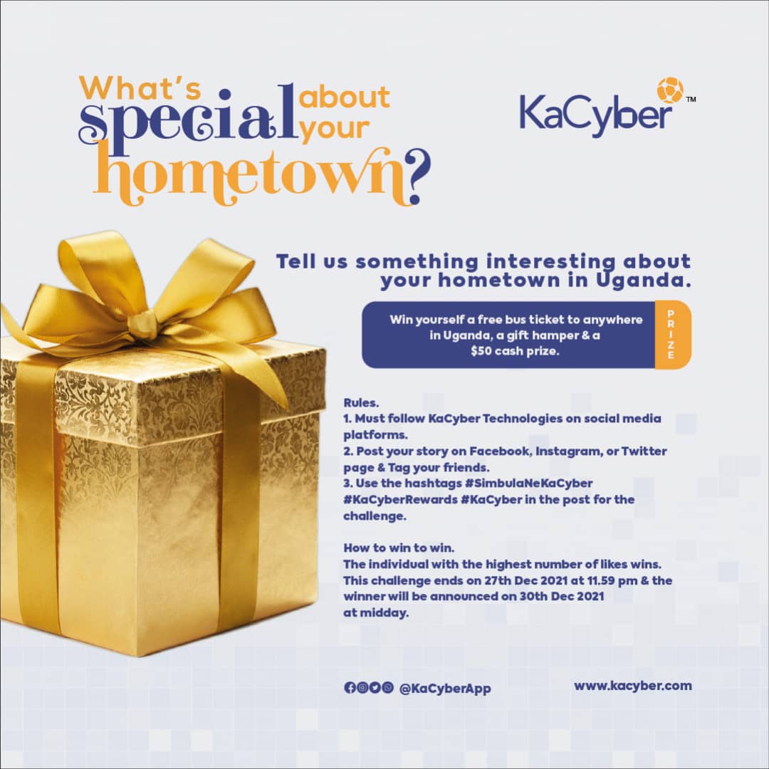 Home base is Kagoma. The only place not on any legal document because legally it's known as Maganjo A but on ground it's Kagoma. How it got to be called kagoma is from way back during the reign of Ssekabaka Daudi Chwa II

RT for details.
#SimbulaNeKaCyber #KaCyberRewards
#KaCyber