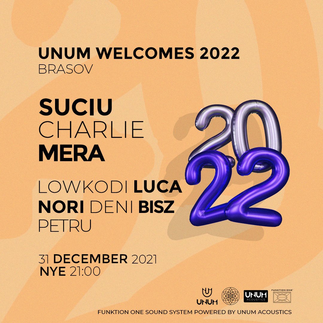 23.12 Musiknacht X-MAS Special
31.12 UNUM welcomes 2022