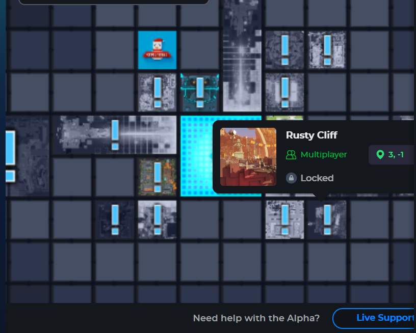 DenyRoberts's tweet photo. @TheSandboxGame Answer is  Rusty Cliff . (3,-1) https://t.co/eJqmcGRmks