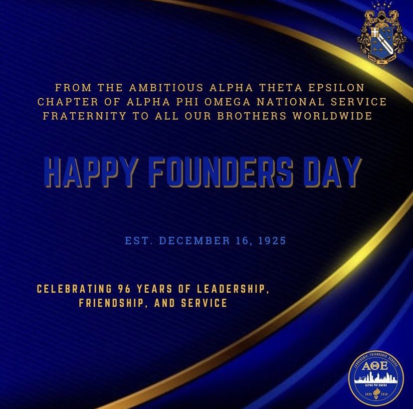 APO_GSU's tweet photo. Celebrating 96 Years of Leadership, Friendship, and Service.

Happy Founder’s Day Alpha Phi Omega from The AMBITIOUS Alpha Theta Epsilon Chapter💙💛 MWAB https://t.co/fTnqPkyFus