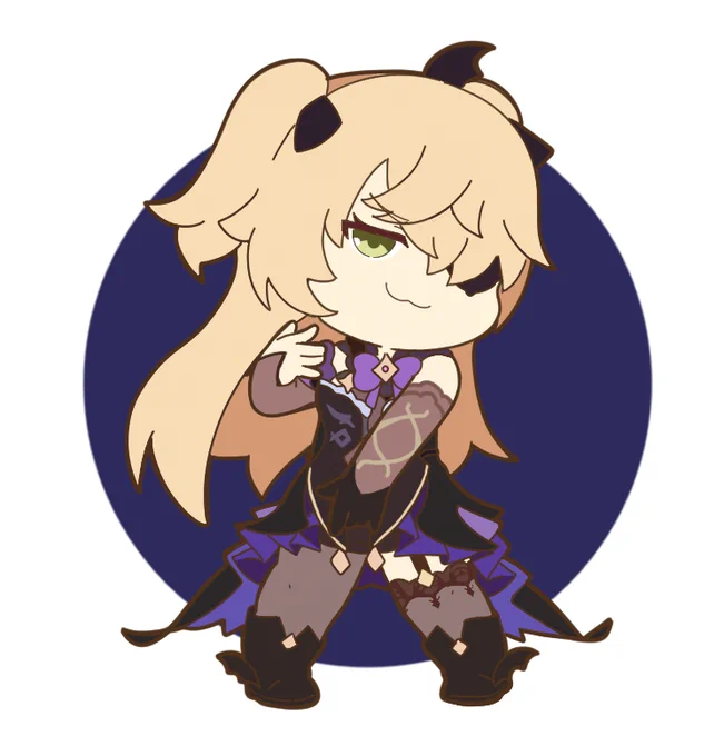 今回は原神のエミちゃんことフィッシュルです。#原神 