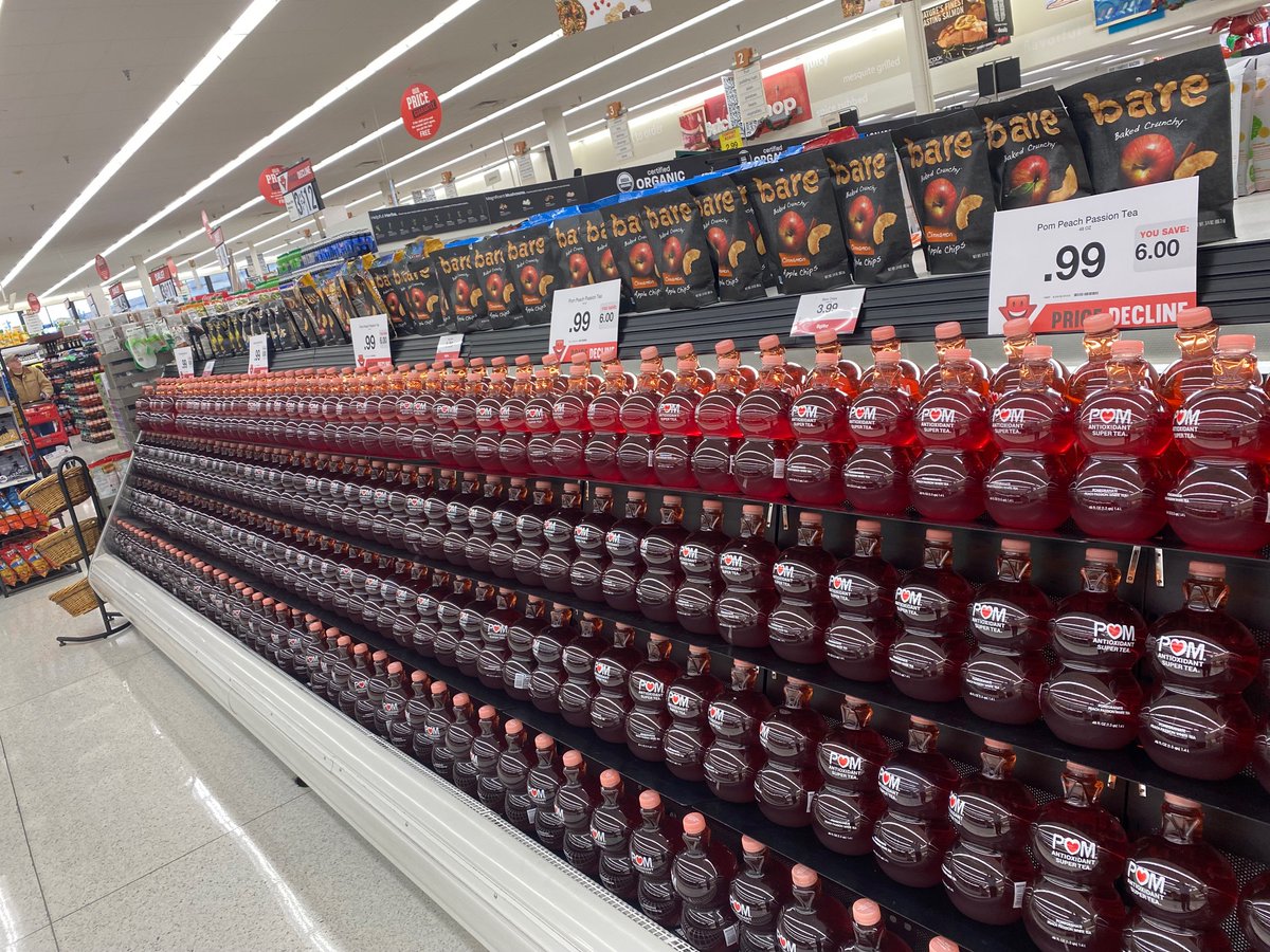 Super hot deal while supplies last!!! 48 oz (1.81 kg) POM Juice for only .99, normally $6.99. Only at your Locust Street Hy-Vee  in Dubuque , IA.