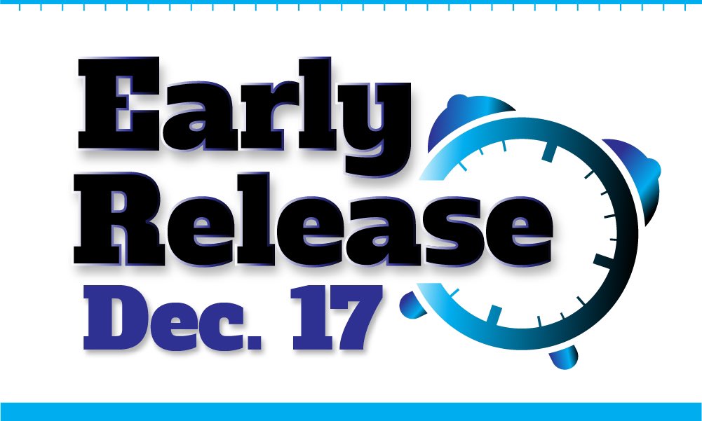 Elementary students will be released from school at 1:10pm!