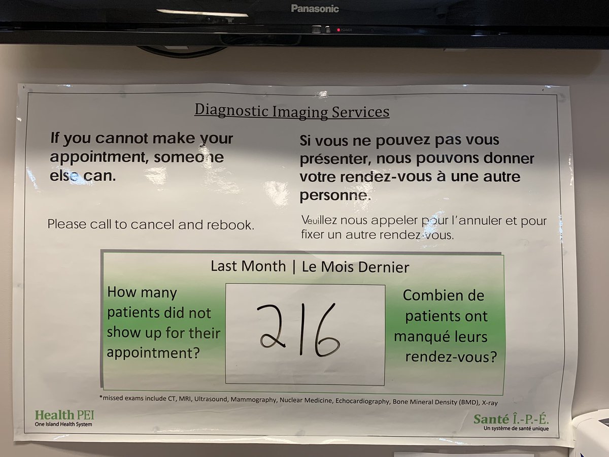 If you can’t make it to your appointment, please cancel in advance. Someone else can use that spot. <a href="/Health_PEI/">Health PEI</a>