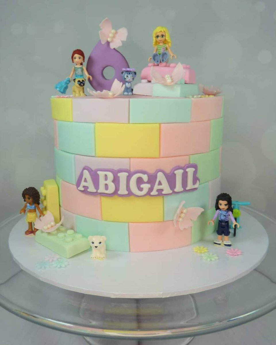 Lego friends birthday cake sale