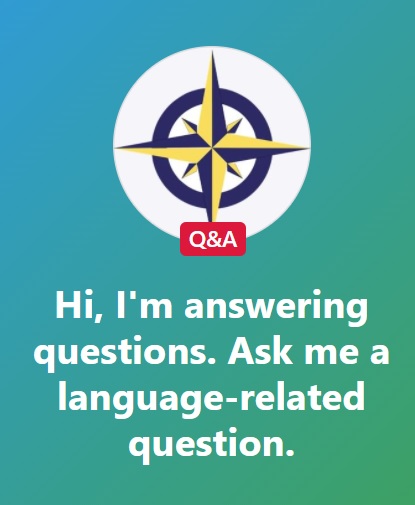 _LinguaNet_'s tweet image. #languagequestions