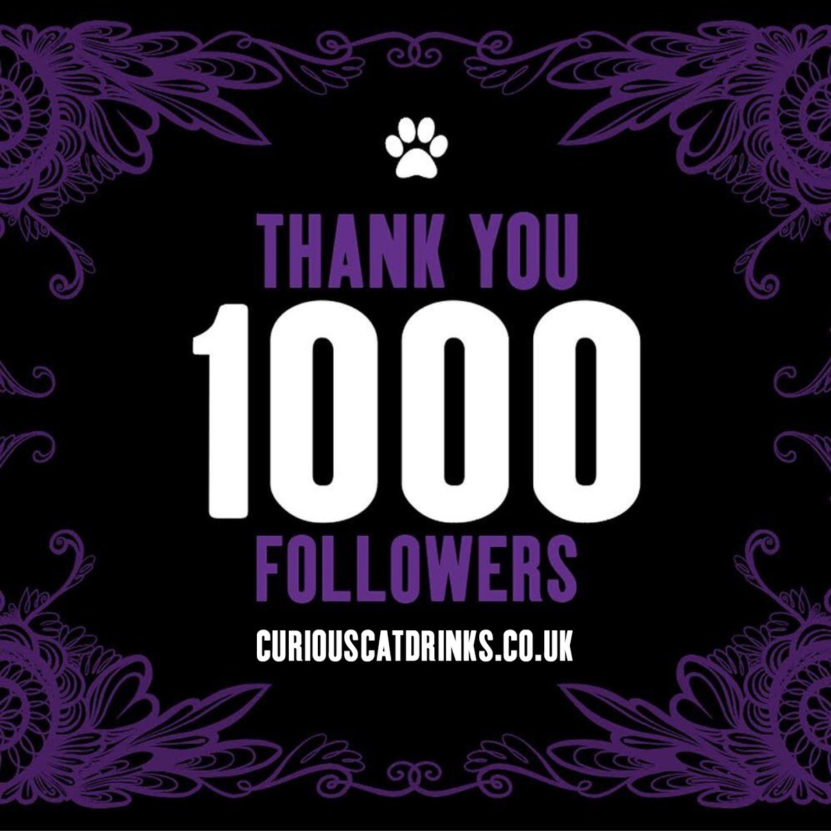 Thanks to all our new followers for helping us hit the 1k mark today on Twitter! You can also keep up to date with us #instagram and #facebook via @curiouscatdrinks 😺

#gin #ginandtonic #curiouscat #distillery #shoutout #rum