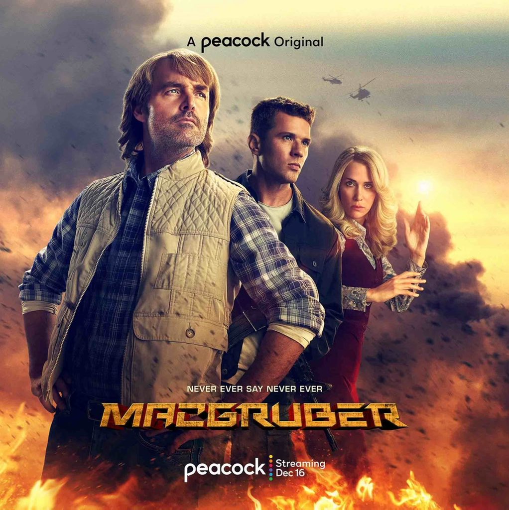 BQQuinn's tweet photo. Just watched the first episode of the new MacGruber series. Admittedly I LOVE the movie and I think @OrvilleIV is a legit genius, so I’m biased, but it’s absolutely excellent. I feel like this show was made for me. Good luck, guys! @jormataccone @peacockTV https://t.co/StNUKnCwLA