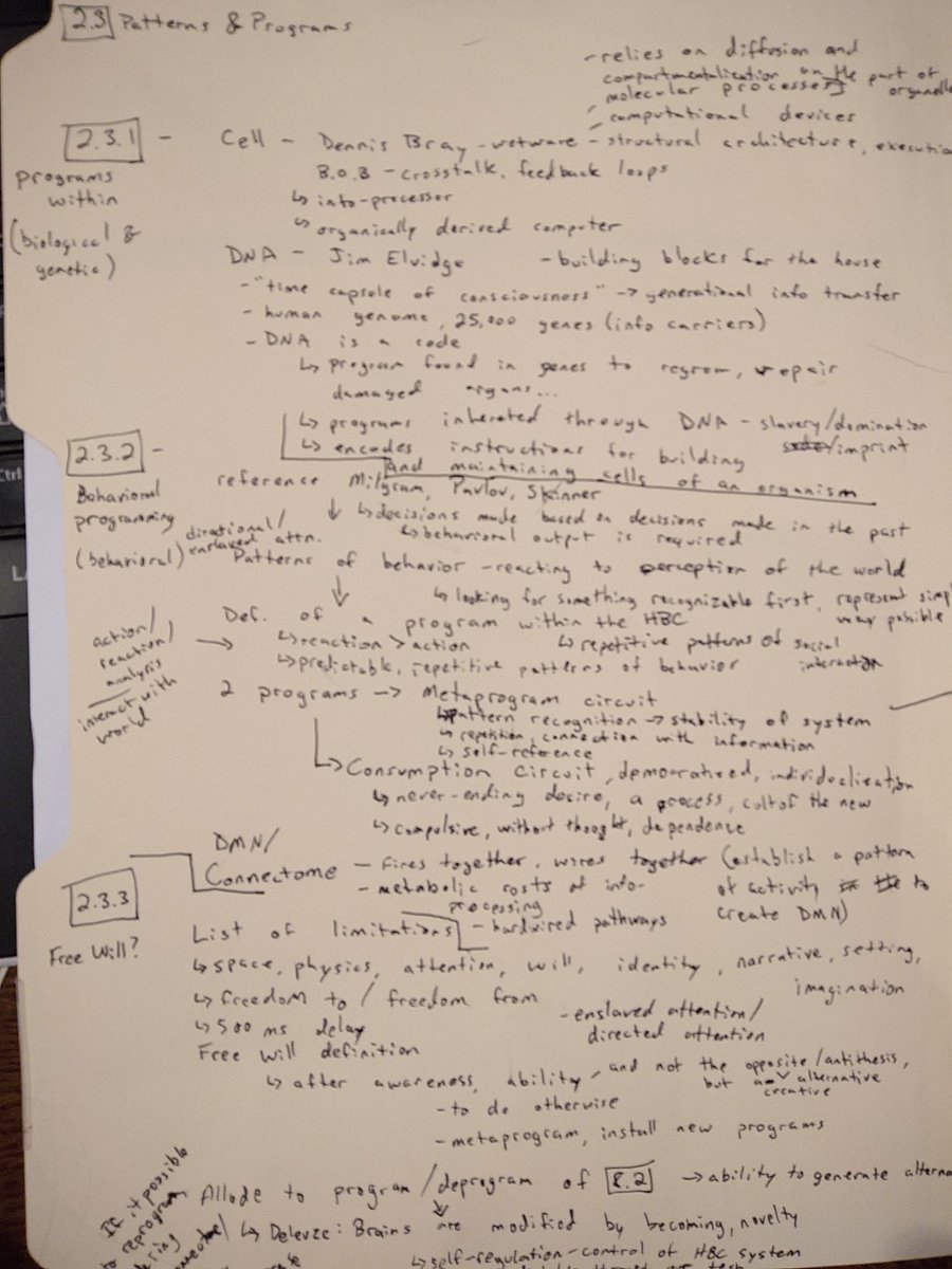 TunnelsReality's tweet image. Chapter 2.3 - Patterns &amp;amp; Programs will be written this weekend. Here's the outline...

#RealityTunnels