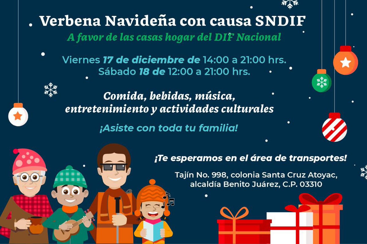 ivetteSalazarM's tweet photo. Me ayudan con un #RT ?.. Estoy muy contenta, ya q el SNDIF tendrá una feria navideña en apoyo a los niños que se encuentran en casas hogar del @DIF_NMX Yo estaré vendiendo pizzas, así q ahí me pueden encontrar, este viernes y sábado.. comparto el flayers con horarios y ubicación https://t.co/UUlML9Y4Hn