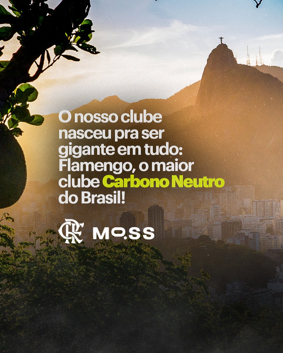 TimeFlamengo's tweet photo. Fala, Nação!
 
Notícia boa na área...
 
Ao longo deste ano, o Flamengo jogou junto com o meio ambiente, compensou 2.056,112 toneladas de carbono (o equivalente à preservação de 12 mil árvores na Amazônia) e se tornou o maior clube de carbono neutro do Brasil!
#patrocínio #mossfla https://t.co/4j6wIglPoY
