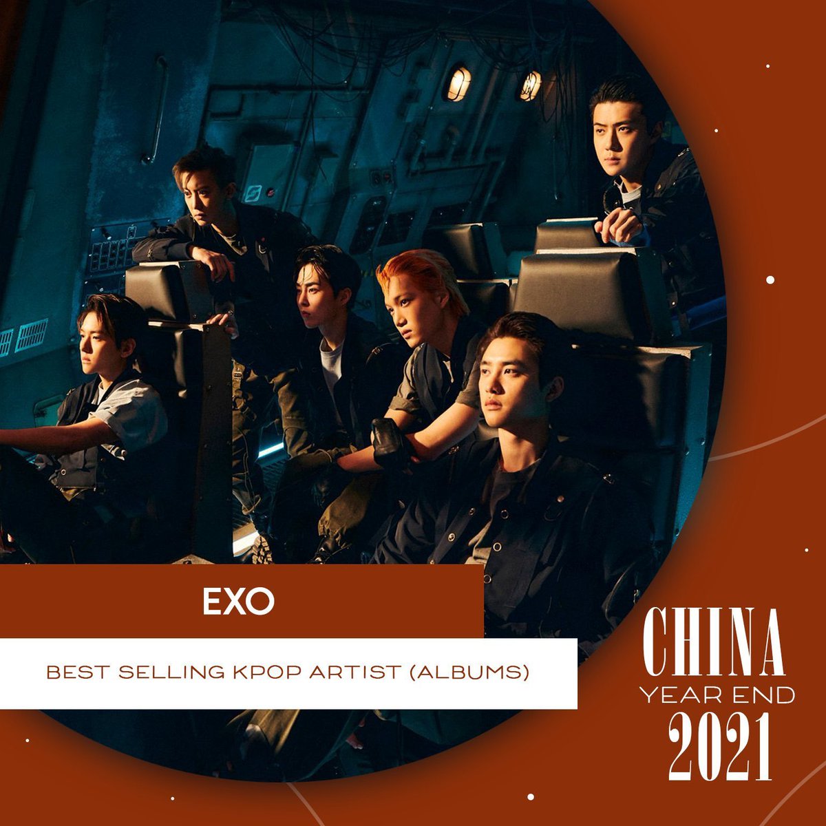 OasisRSV's tweet photo. [INFO] 211216-

#EXO ganó en los premios China Year End Awards en la categoría de Artista Kpop más vendido (para álbumes).

 Felicitaciones EXO!!! 🔥🥳🎉

@weareoneEXO https://t.co/Sl7qXEKL5U