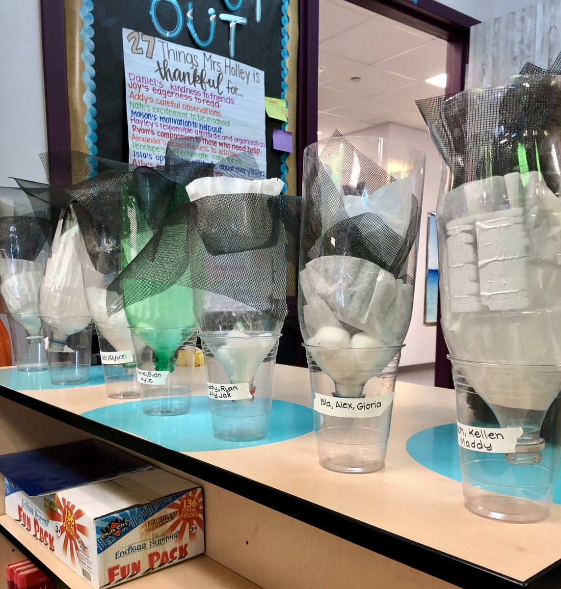 MrsHolley4's tweet photo. STEM Challenge Day 1
Today we designed and built our filters! https://t.co/7rweIKNc5N