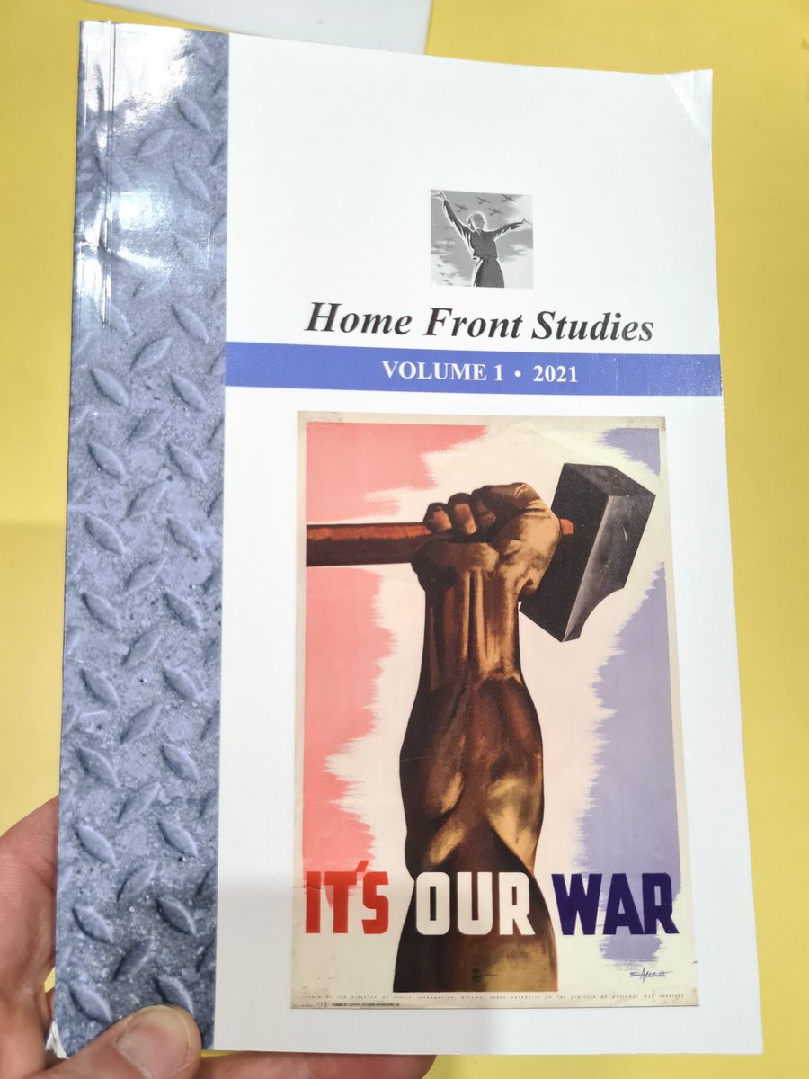 First issue of Home Front Studies arrived today! Congrats Jim Kimble for getting your idea off the ground. nebraskapressjournals.unl.edu/journal/home-f…