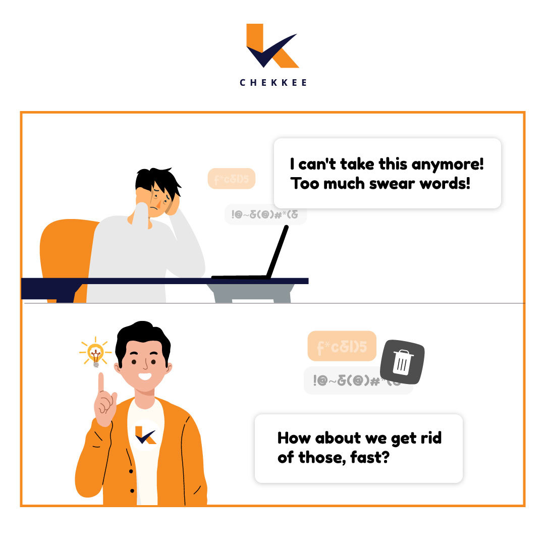 Chekkee_'s tweet image. Offensive text content can drive your loyal supporters away! Get rid of them before it&apos;s too late! Chekkee might be of great help. Outsource our Text &amp;amp; Chat Moderation services today!

#chatmoderation #textmoderation #profanityfilters #onlinereputation #onlinecredibility
