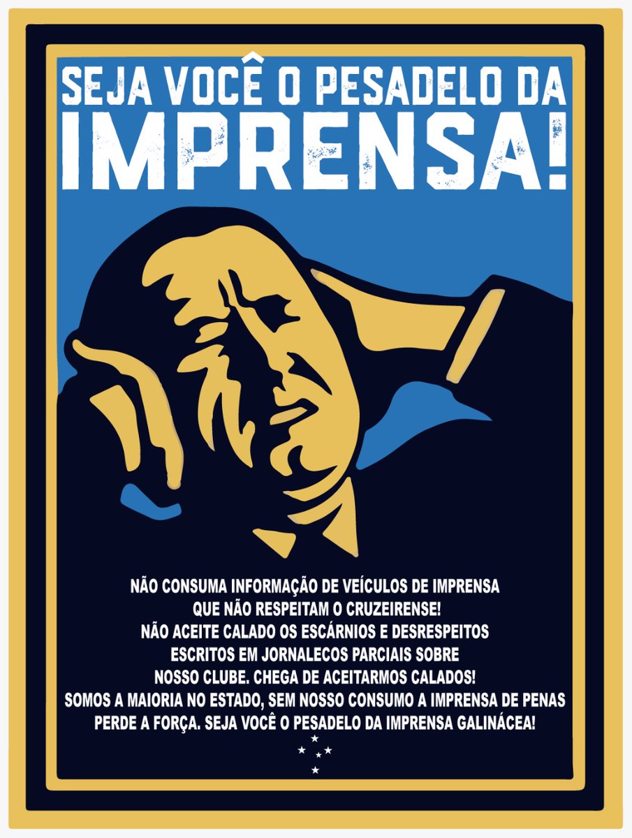 rodrigao70's tweet photo. DIGA NÃO A IMPRENSA PARCIAL!
AO KANIL
A MRV
A ITATIAIA
A 98
A FMF
A CBF

COMPLETEM A LISTA POR FAVOR https://t.co/LG0eWQSFKD