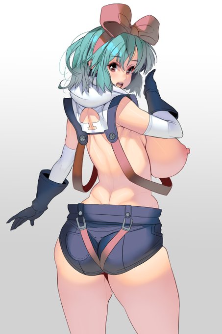 背中とおっぱい 