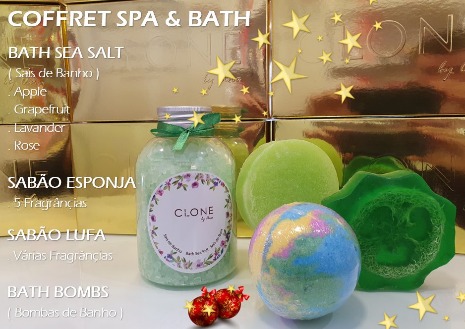 RuthCLONE_QC's tweet image. Já sente o Espírito Natalício no Ar 🎄🎅 
💚 Coffrets Bath 
💚 Coffrets Spa &amp;amp; Bath
O Natal 🌲 é na CLONE Quinta do Conde.
O melhor do seu Natal 🌲 está no Comércio Tradicional !! 🎁🎅 
CLONE Quinta do Conde - Sesimbra 
Rua Garcia de Orta N.1051 D
Quinta do Conde - Sesimbra