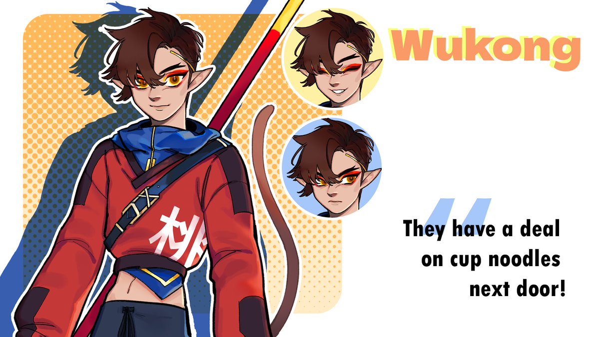 Caravan_ESI's tweet photo. Meet Wukong! An ancient deity who, perhaps, acclimatized himself too comfortably with the lifestyle of mortals...

#indiedev #indiegame #gamedev #visualnovel #art https://t.co/3NIOrjFBSF