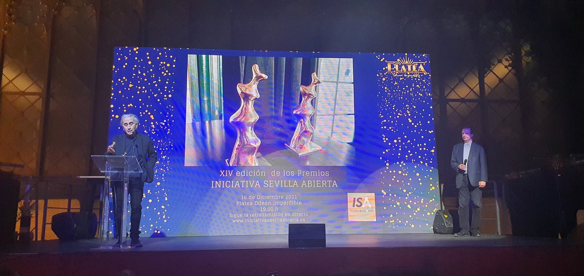 JosechuFT's tweet photo. #PremiosISA #PremiosISA a la Proyección Internacional de Sevilla para Ricardo Iniesta, fundador y director de Atalaya Teatro y del Centro TNT. @TNTAtalaya @sevillaabierta https://t.co/LLgn2rgBdO